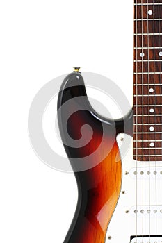 Electricguitar isolated on white background