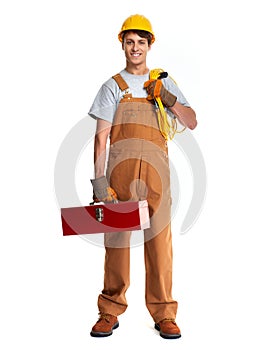 Electrician construction worker