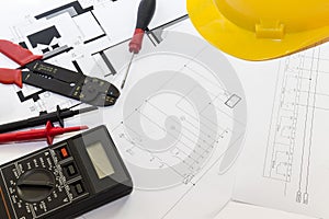 Electrician tools , instruments and project design