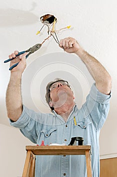 Electrician At Work