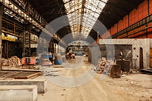 Electricity distribution hall in metal industry