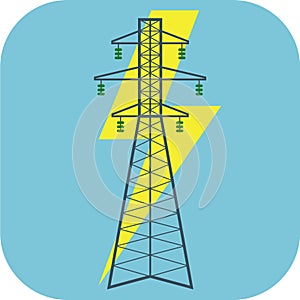 Electricity Flat Icon