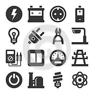 Electricity Icon Set