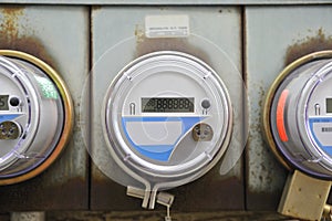 Electricity meter for a home