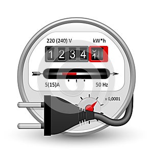 Electricity meter icon