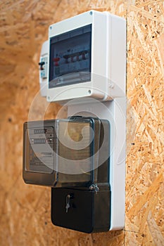 Electricity meter.