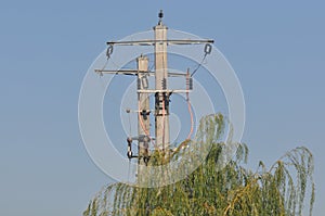 Electricity pole