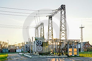 Electricity and power generation industry electric power transformation substation