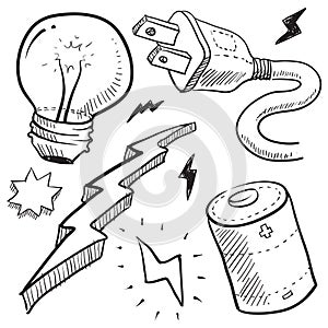 Electricity and power illustration