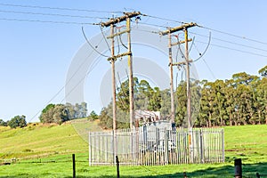 Electricity Power Transformer Unit Countryside