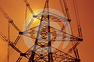 Electricity pylon photo