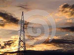 Electricity pylon photo