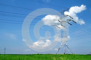 Electricity pylon photo