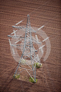 Electricity pylon aerial.