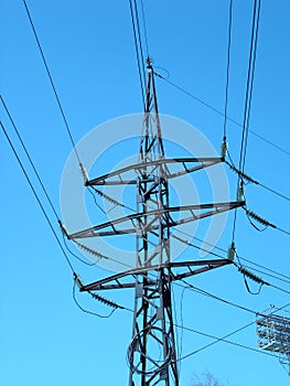 Electricity pylon, Electric pole, transmission line
