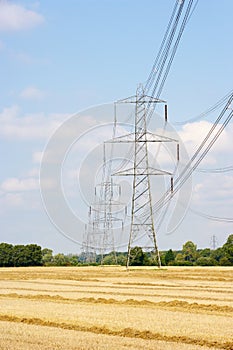 Electricity pylons