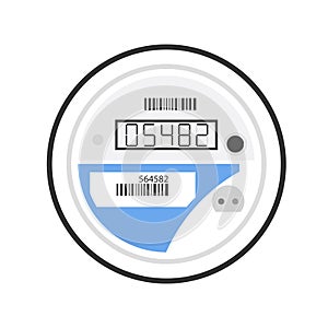 Electricity smart meter icon