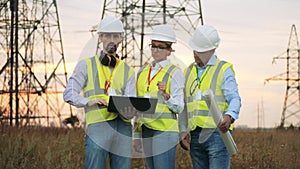 Electricity specialists are talking about a powerline project