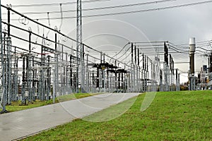 electricity station transformer substation energy distribution high Voltage