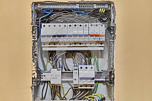 Electricity switches and wiring