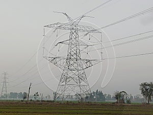 Electricity tower.
