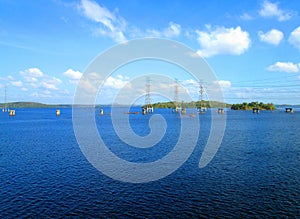 Electricity Towers on Caroni river