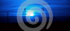 Electricity transmission tower