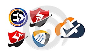 Electricity Vector Template Set