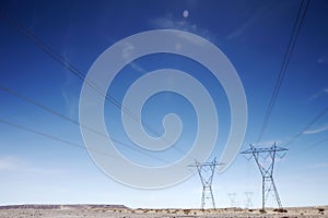 Electricty pylons USA