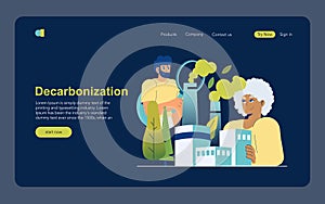 Electrification. Flat Vector Illustration