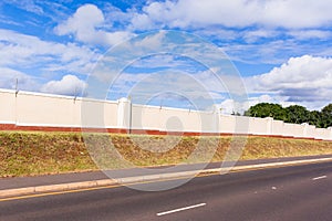 Electrified Fence Boundary Wall