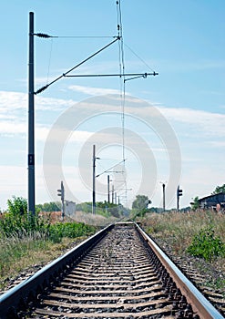 Electrified railway line