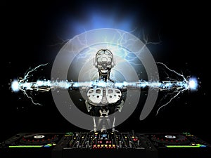 Electro Robot DJ photo