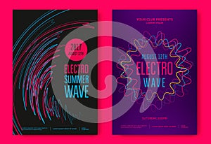 Electro summer wave