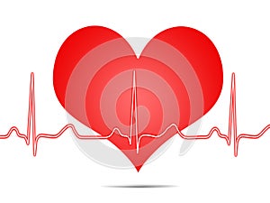 Electrocardiogram, ecg, graph, pulse tracing