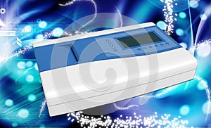 Electrocardiograph machine with ECG