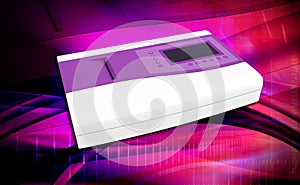 electrocardiograph machine with ECG