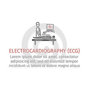 Electrocardiography icon