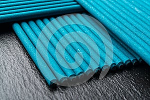 Electrodes for welding, different