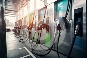 Electrofuels or e-fuels or synthetic fuels, carbon neutral fuels that are made from renewable sources AI generated