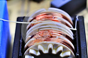 Electromagnetic coil on a motherboard