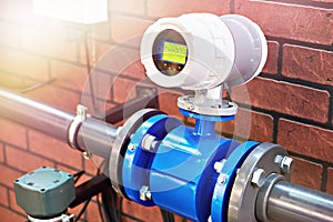 Electromagnetic flowmeter detector photo