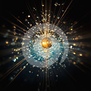 The Electron Gold Ball: A Surreal Journey Through Light and Soun