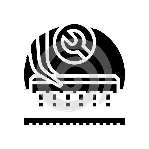 electronic assembly electronics glyph icon vector illustration