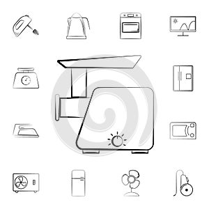 electronic balance icon. Detailed set of home appliances. Premium graphic design. One of the collection icons for websites, web de photo