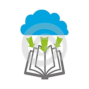 Electronic book with cloud computing
