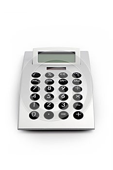 Electronic Calculator Isolated