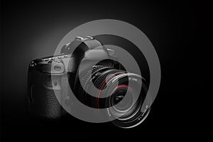 Electronic camera without logo