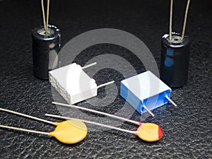 Electronic capacitors