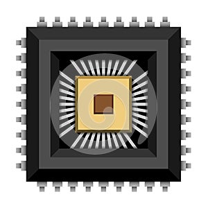 Electronic chip microchip